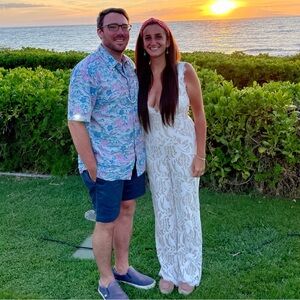 White Lacey Lulu’s jumpsuit